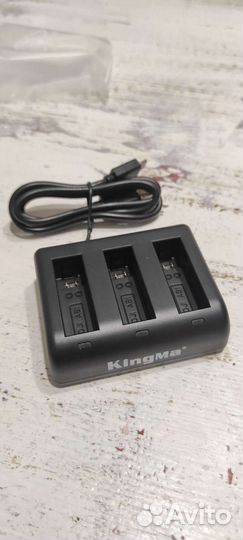 Зарядка DJI Osmo Action + 2 аккумулятора