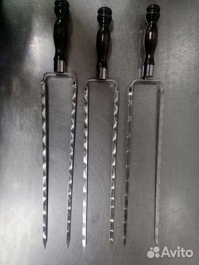 Шампура с деревянной ручкой