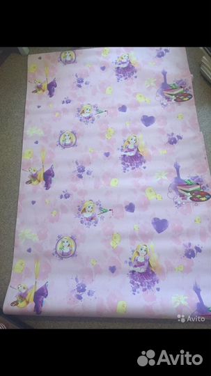 Плёнка декоративная 6 метров; обои различные nice