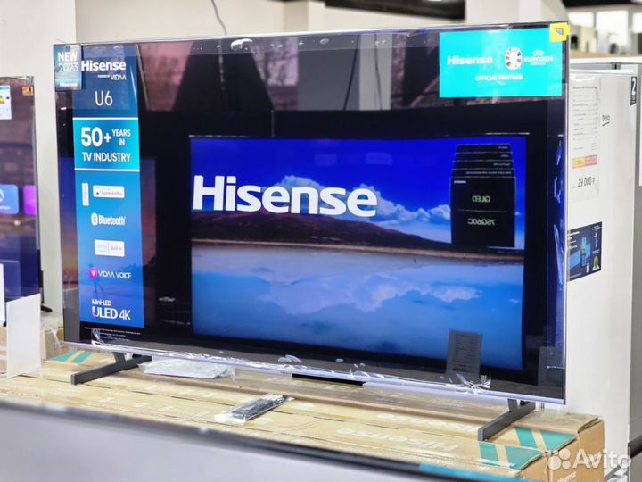 LED-телевизор Hisense 65U6KQ серый