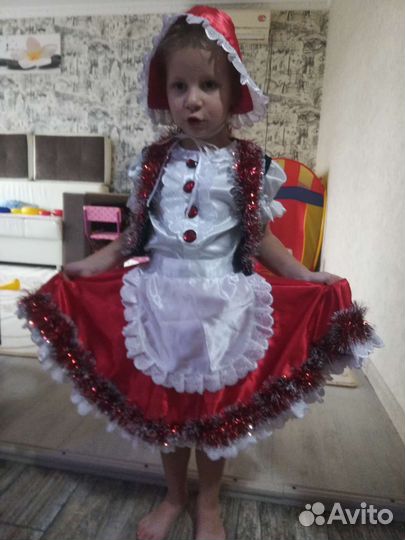 Новогодний костюм для девочки 104