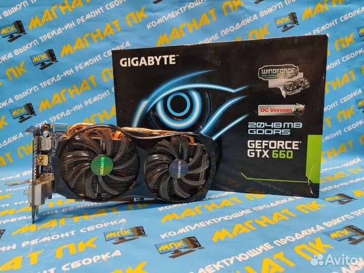 Видеокарта gigabyte GTX 660 2GB