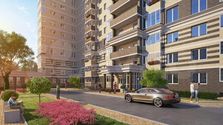 Квартира-студия, 28,1 м², 6/16 эт.