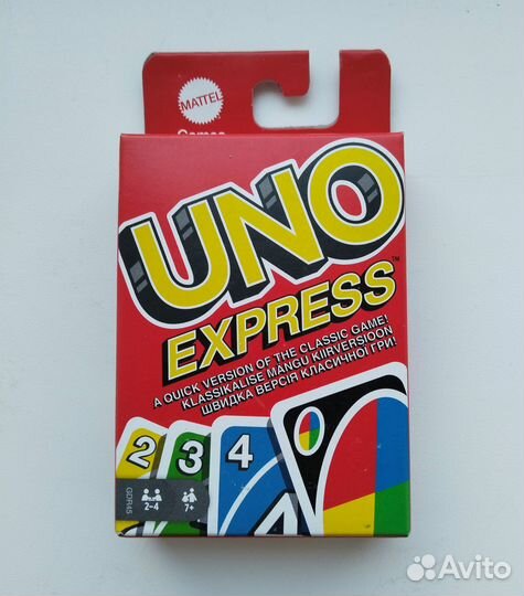 Новая настольная игра Uno Express