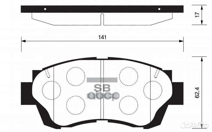 Тормозные колодки Toyota Camry 3.0 91-96/Celica