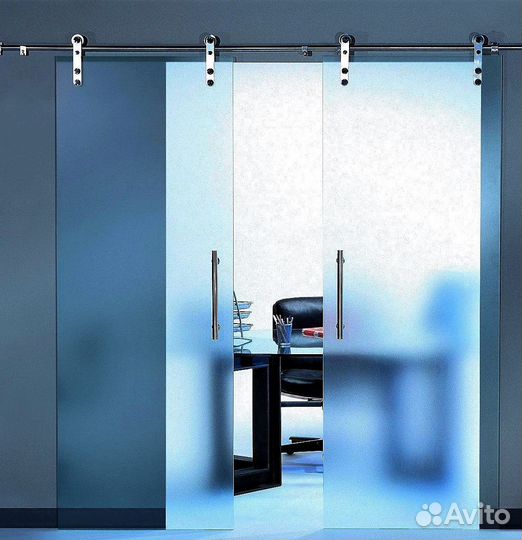 Двери стеклянные