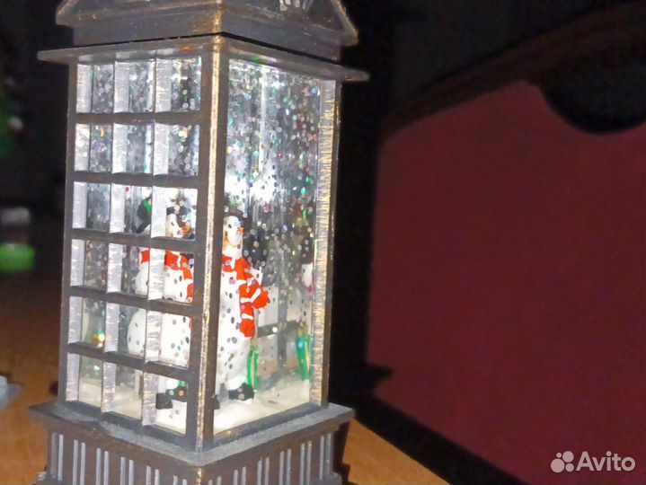 Домик светящийся новогодний