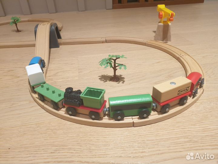 Деревянная железная дорога IKEA