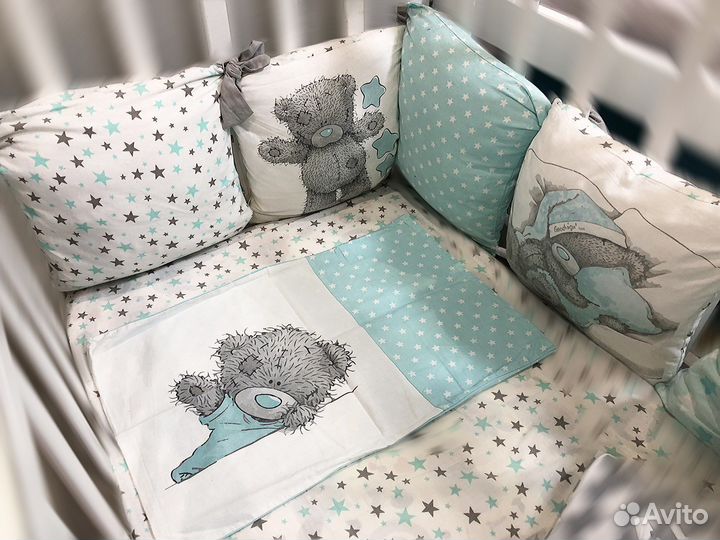 Бортики на детскую кроватку