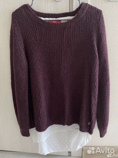 Джемпер s. Oliver шапка песец белка 56 перчатки