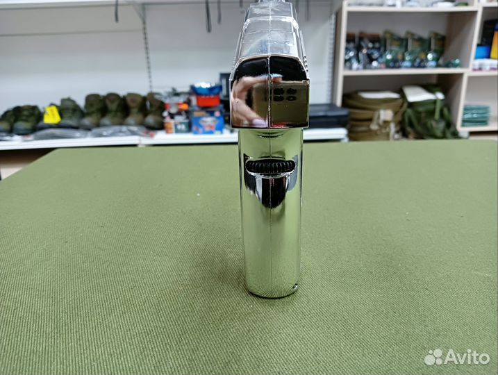 Зажигалка турбо Серебряная