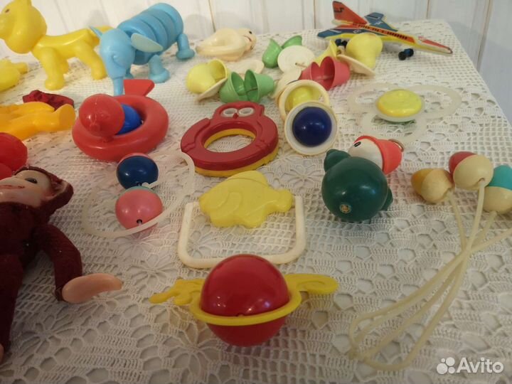 Игрушки СССР кукла погремушки