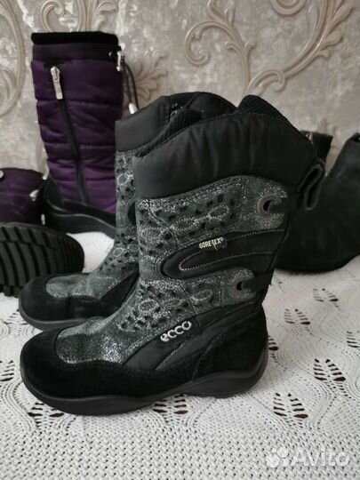 Сапоги зимние детские 30