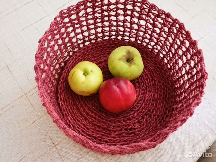 Корзины салфетки кашпо из джута