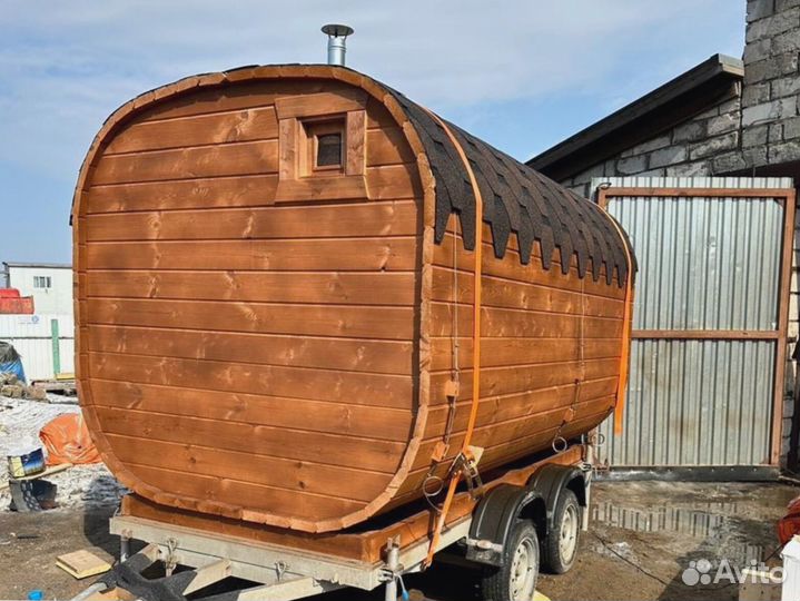 Бани-бочки квадро с доставкой