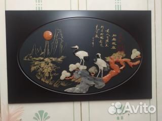 Панно настенное из нефрита Китай