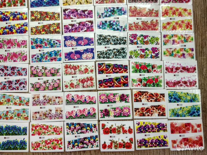 Наклейки для ногтей, камушки лаки Блюскай