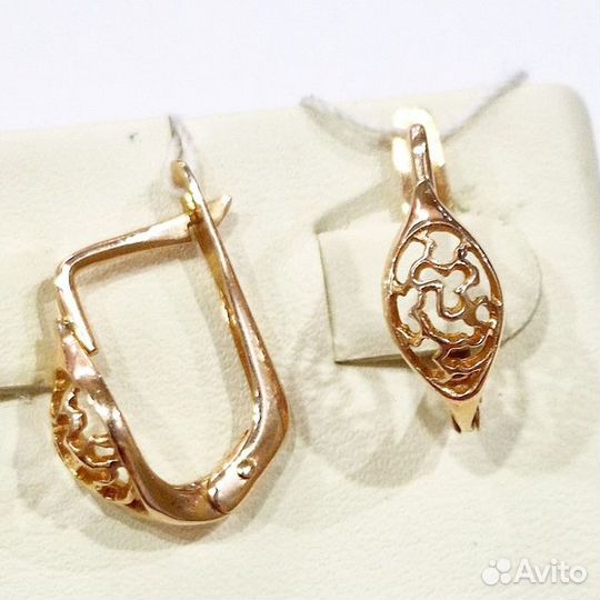 Золотые серьги