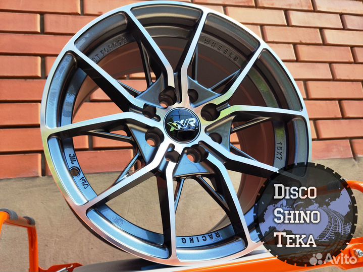 Диски новые XXR Racing R15 4*100 /Gun Metal