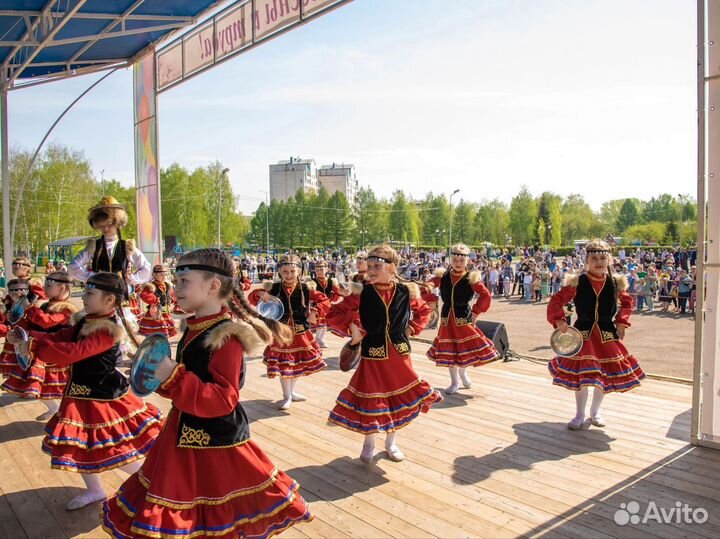 Национальный татарский костюм на девочку