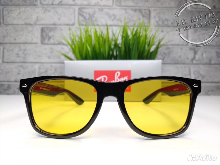 Очки Wayfarer Auto Polaroid Желтый