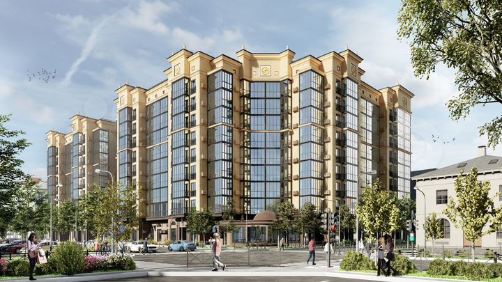 3-к. квартира, 85,8 м², 4/9 эт.