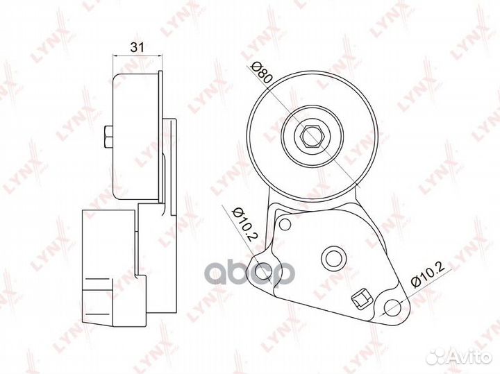 Натяжитель ремня навесного оборудования PT3023