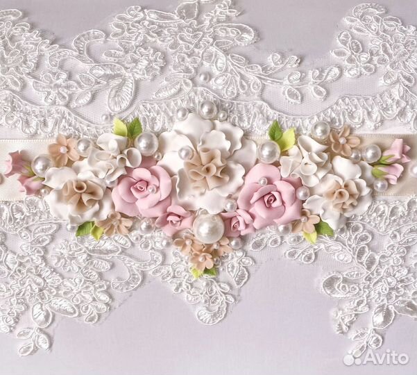 Свадебный комплект ручной работы