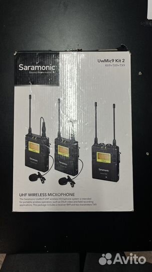 Микрофон Saramonic UwMic9 Kit2 радиопетличка