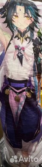 Подушка обнимашка дакимакура Геншин 115см