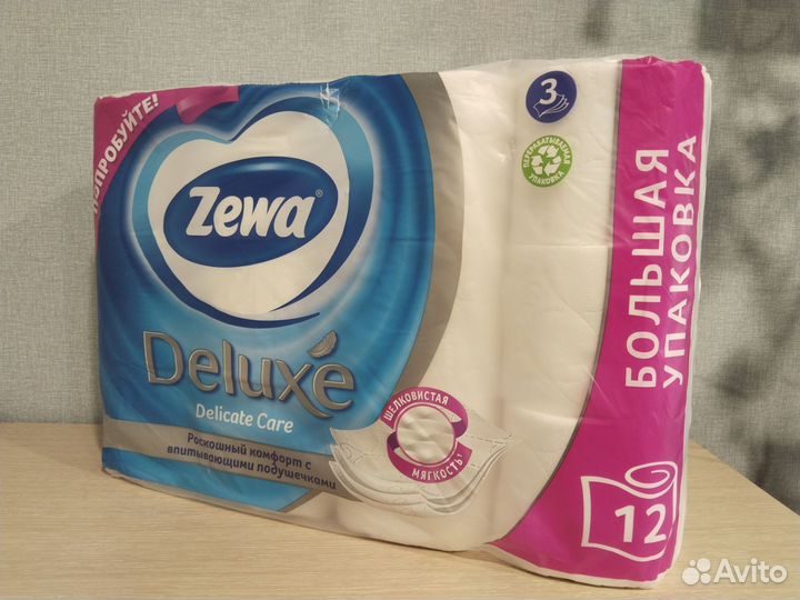 Туалетная бумага zewa deluxe