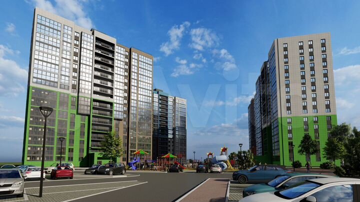 2-к. квартира, 49,9 м², 11/16 эт.