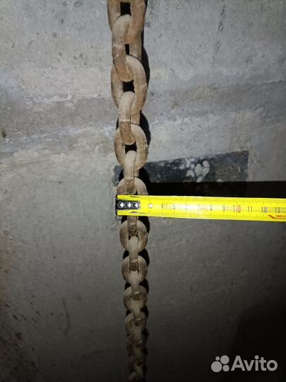 Цепь металлическая б.у