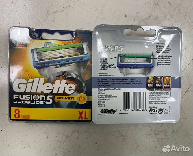 Кассеты Gillette Proglide power 8 кассет