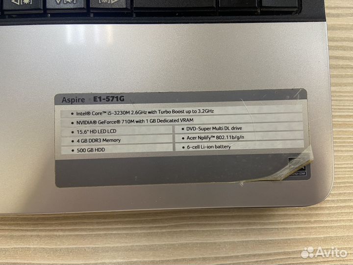 Ноутбук Acer Aspire E1-571G