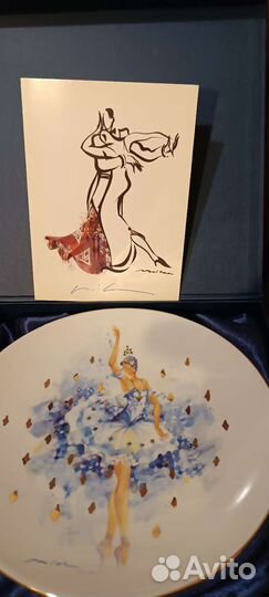 Тарелка ифз фея нежности с автографом автора