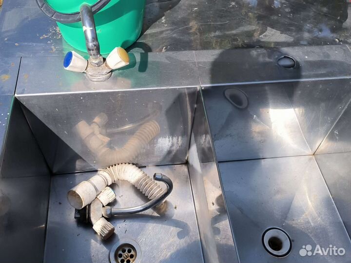 Мойка нержавейка + 2 стола нержавейка