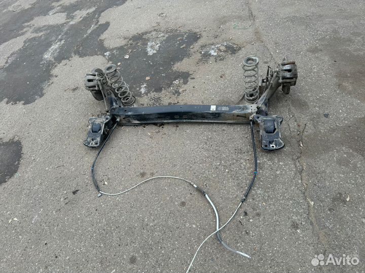 Задняя балка Skoda Octavia A7 рестайлинг