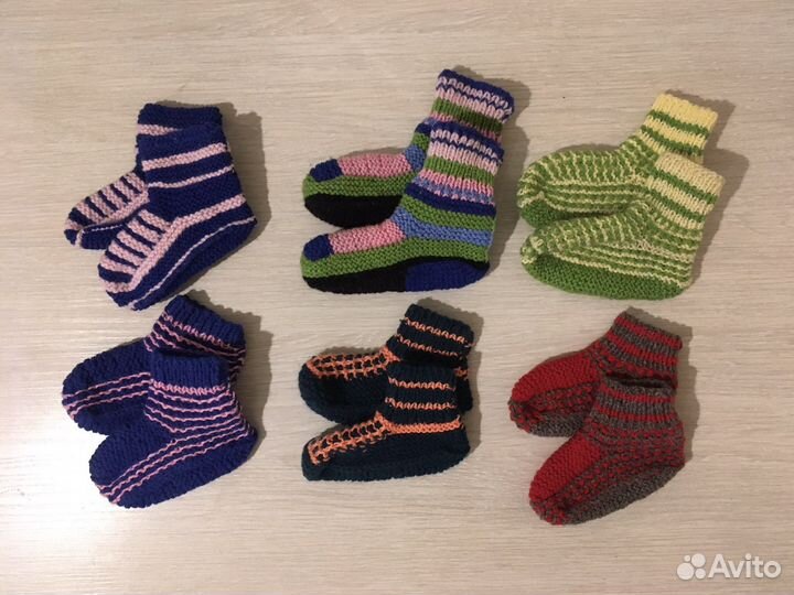 Носки вязаные детские