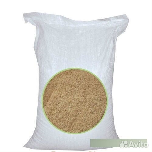 Стружка, опилки в мешках