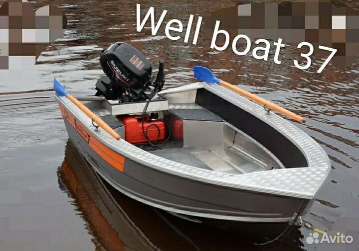 Лодка алюминиевая Wellboat 37