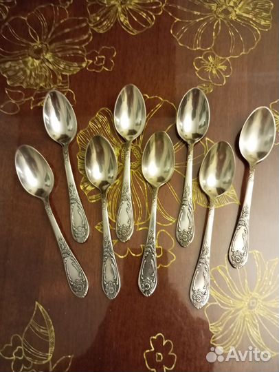 Набор столовых приборов мельхиор СССР