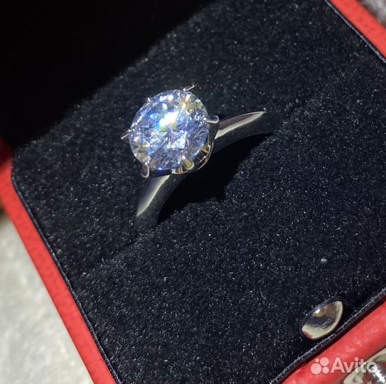 Серебряное кольцо в стиле tiffany