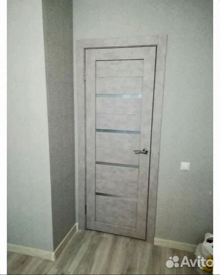 Дверь межкомнатная 04 бетон светлый