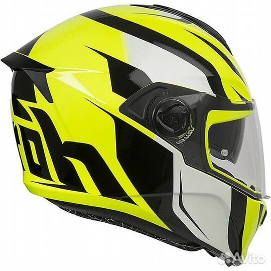 Integral Motorcycle Мотошлем Dual визор Airoh ST301 tide Fluo Yellow