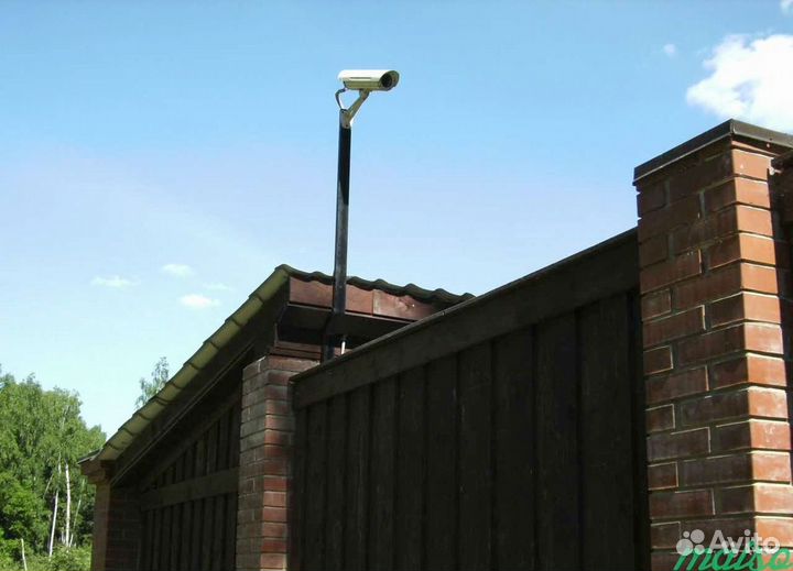 Камера видеонаблюдения уличная / установка