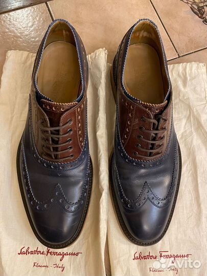 Ботинки Salvatore Ferragamo р.45 оригинал