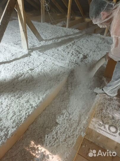 Утепление Эковата Качество 5+