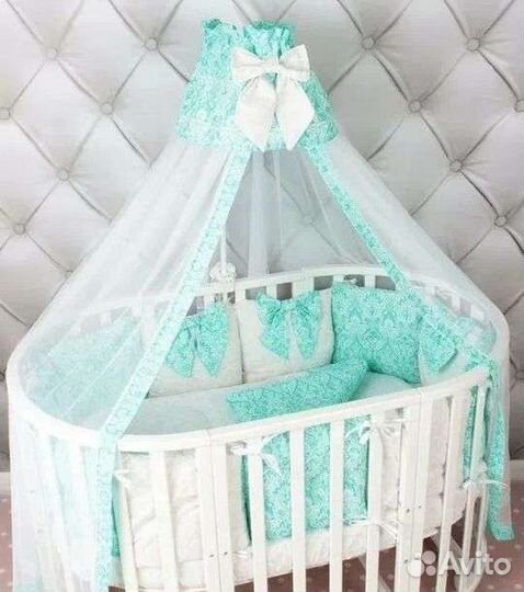 Бортики в кроватку новые