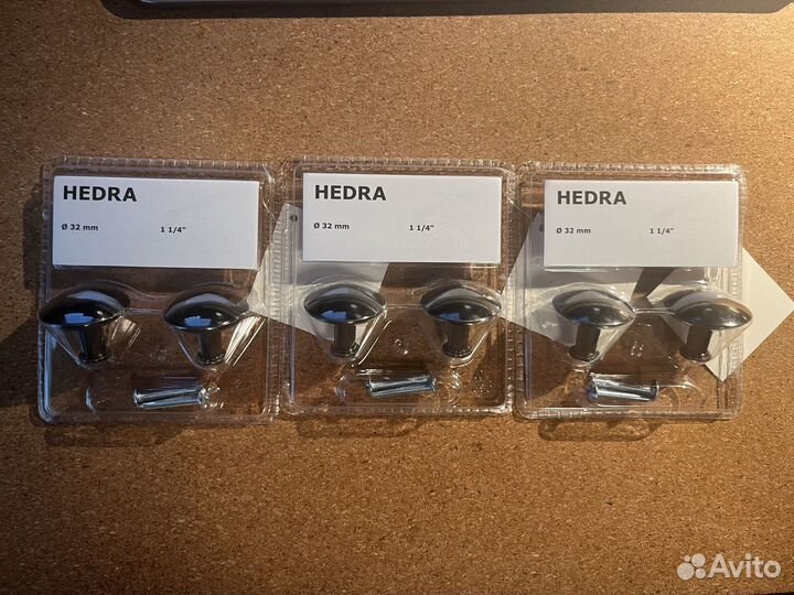 Комплект ручек икея 6шт. (3 уп. x 2)